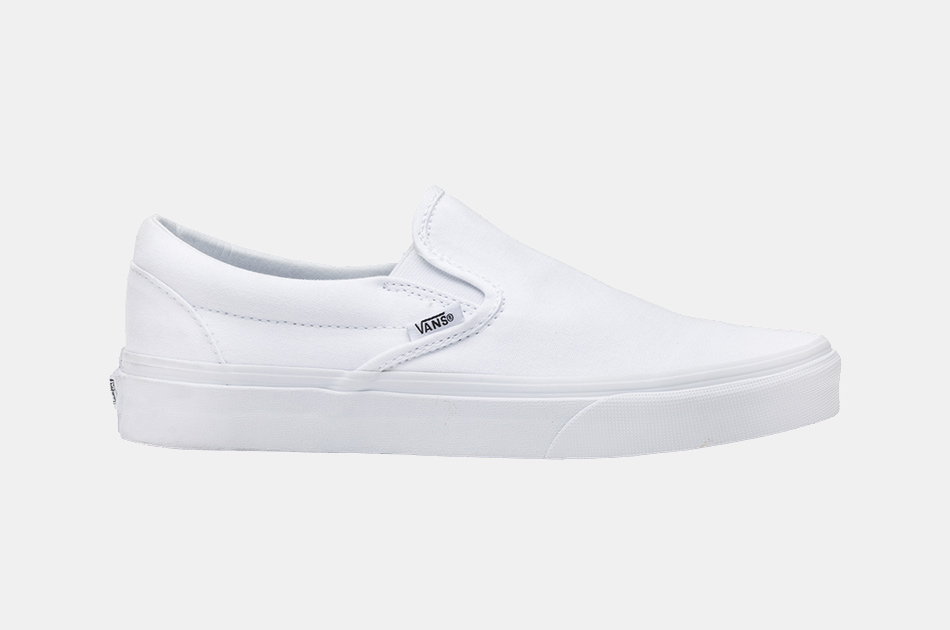 Vans True White Slip-On Sneakers